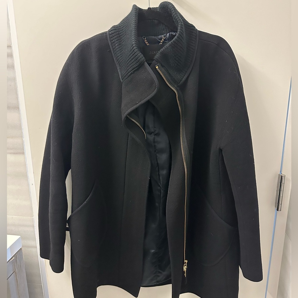 Jcrew black coat